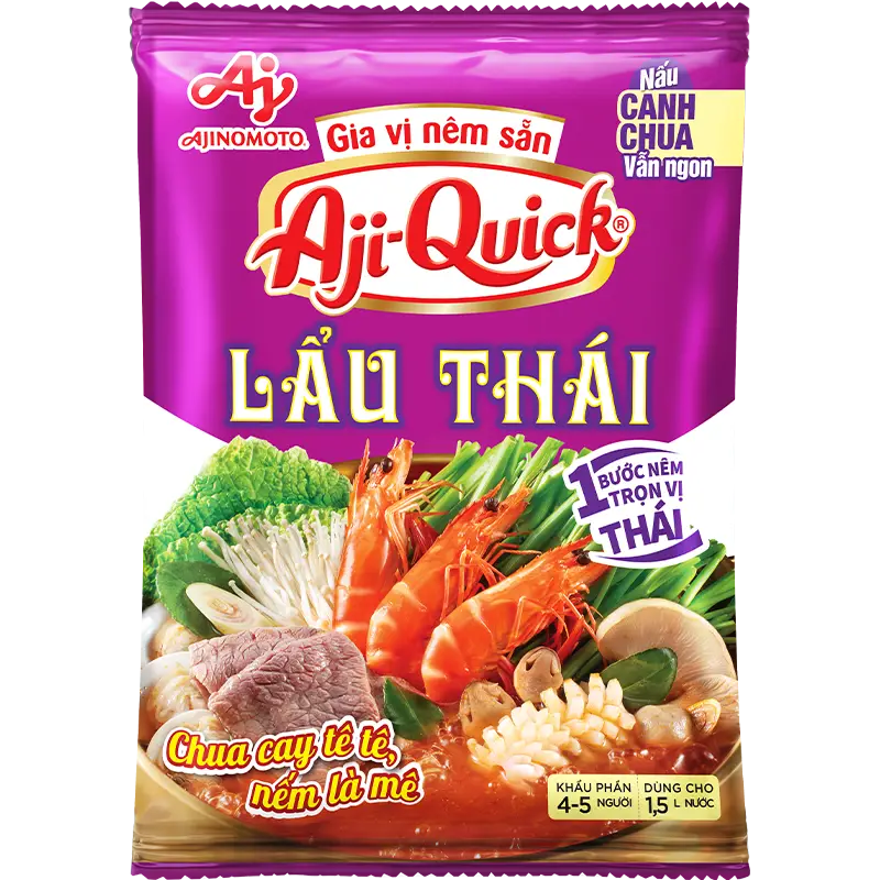 Gia vị n&ecirc;m sẵn Aji-Quick&reg; Lẩu Th&aacute;i