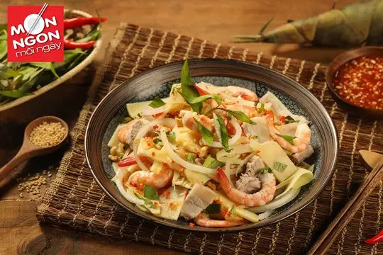 Măng trộn t&ocirc;m thịt