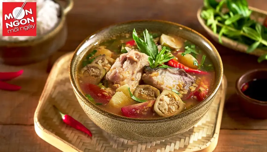 Canh đầu c&aacute; bớp