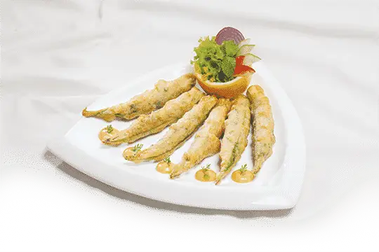 đậu bắp nhồi chả c&aacute; chi&ecirc;n