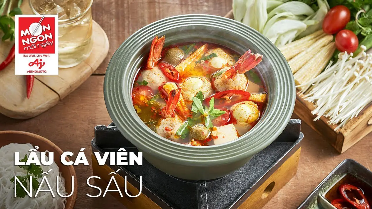 Cach lam LAU CA VIEN NAU SAU