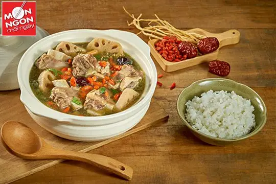 canh suon bo cu sen 500