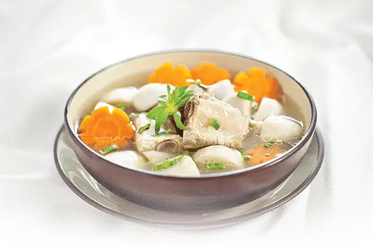 canh sườn khoai sọ
