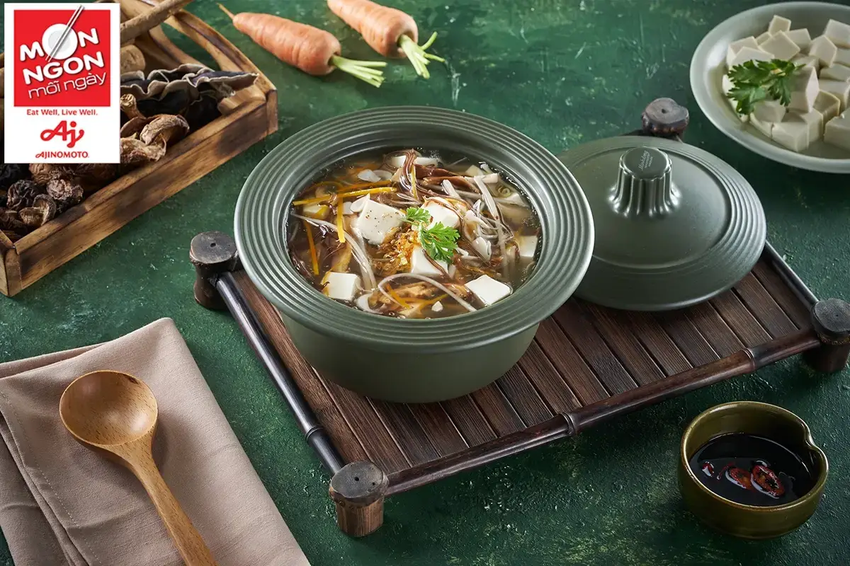 s&uacute;p nấm ngưu b&agrave;ng