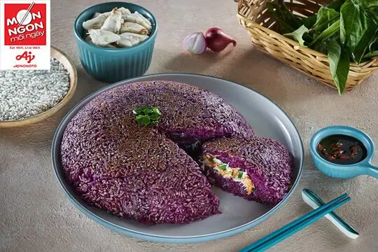 x&ocirc;i cẩm thịt cua