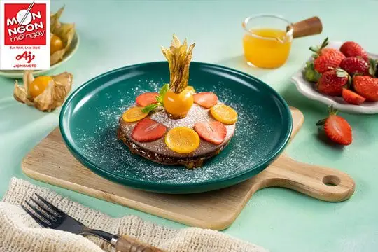 B&aacute;nh r&aacute;n chocolate mứt tầm b&oacute;p