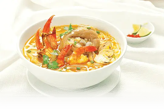 Vị ngọt thanh từ t&ocirc;m v&agrave; cua tạo n&ecirc;n độ ngon kh&oacute; cưỡng cho m&oacute;n b&aacute;nh canh cuaVị ngọt thanh từ t&ocirc;m v&agrave; cua tạo n&ecirc;n độ ngon kh&oacute; cưỡng cho m&oacute;n b&aacute;nh canh cua