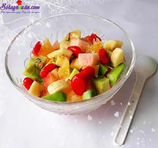 c&aacute;ch l&agrave;m hoa quả dầm 1