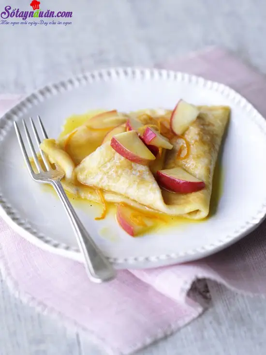 C&aacute;ch l&agrave;m m&oacute;n b&aacute;nh crepe nh&acirc;n t&aacute;o 12