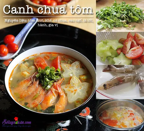 c&aacute;ch nấu canh t&ocirc;m chua