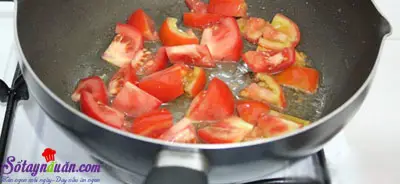 Nấm nhồi thịt sốt c&agrave; 6