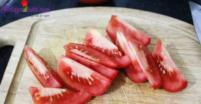 Nấm nhồi thịt sốt c&agrave; 5