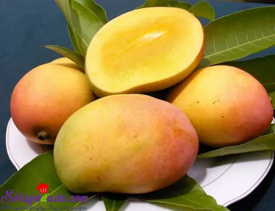 c&aacute;ch l&agrave;m sinh tố xo&agrave;i với sữa tươi 11