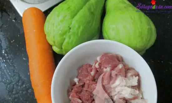 C&aacute;ch l&agrave;m su su x&agrave;o thịt 1