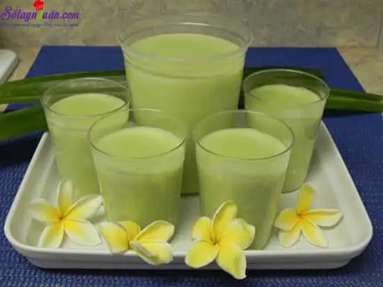 sữa đậu xanh 4