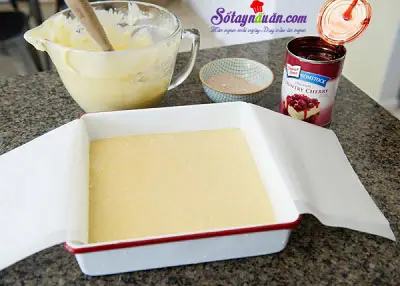 C&ocirc;ng thức cho b&aacute;nh b&ocirc;ng lan cherry nướng th&ecirc;m ngon 4