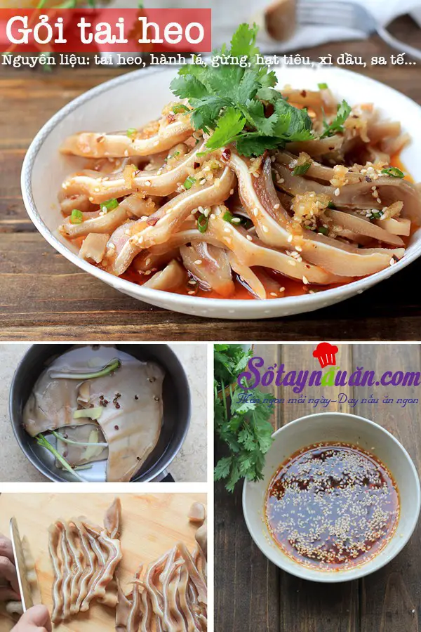 Gỏi tai heo chua ngọt 1