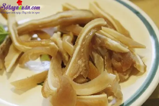 C&aacute;ch l&agrave;m nộm sứa tai heo 2