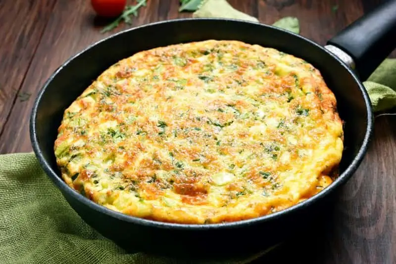 c&aacute;ch l&agrave;m trứng chi&ecirc;n thịt bằm 1