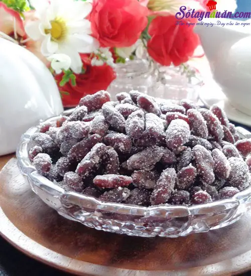 Hướng dẫn l&aacute;m mứt đậu đỏ ngon ngọt đ&oacute;n tết kết quả