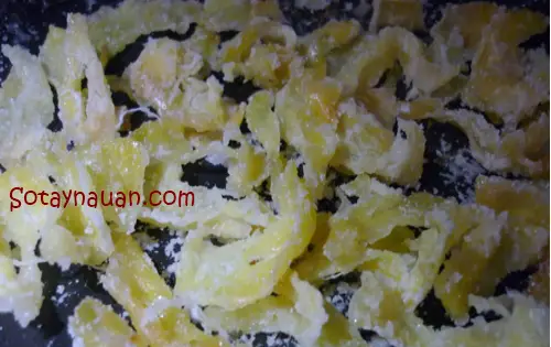 c&aacute;ch l&agrave;m mứt gừng