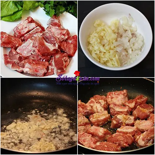 Sườn non sốt me 1