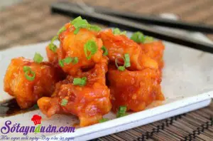 T&ocirc;m tẩm bột r&aacute;n sốt chua ngọt 10