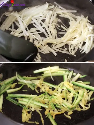 c&aacute;ch l&agrave;m cơm trộn hải sản 9
