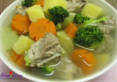 c&aacute;ch nấu canh sườn hầm thập cẩm 3