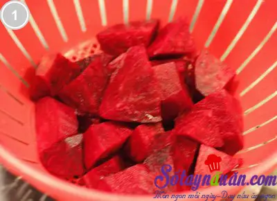C&aacute;ch nấu canh củ dền thơm m&aacute;t 1