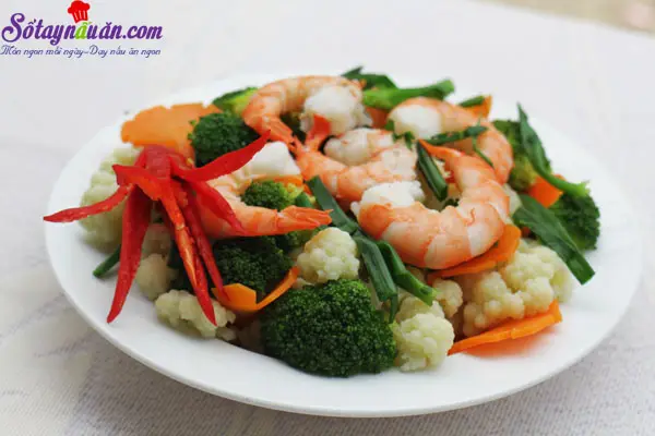 Hướng dẫn cách làm bông cải xanh xào tôm bổ dưỡng
