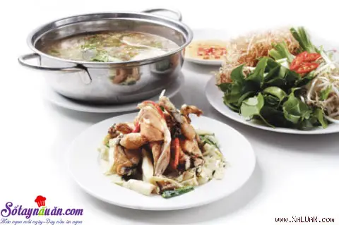 Hướng dẫn cách làm lẩu ếch chua cay ngon chuẩn miền Bắc