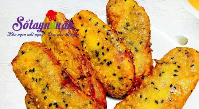 B&aacute;nh chuối chi&ecirc;n vừng đen 6