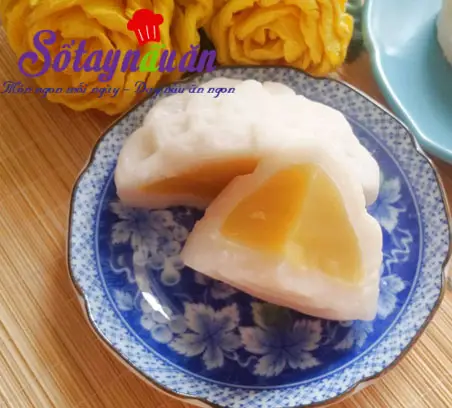C&aacute;ch l&agrave;m b&aacute;nh dẻo nh&acirc;n đậu xanh hương hoa bởi thơm lừng