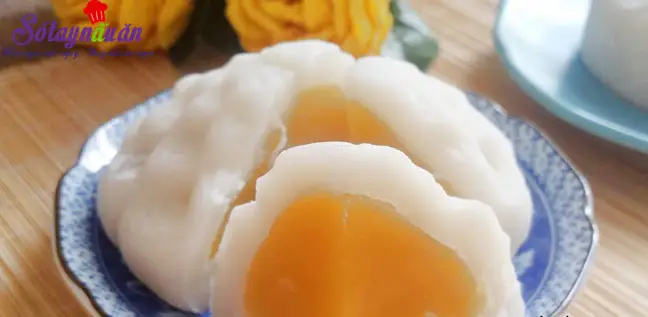 C&aacute;ch l&agrave;m b&aacute;nh dẻo nh&acirc;n đậu xanh hương hoa bởi thơm lừng