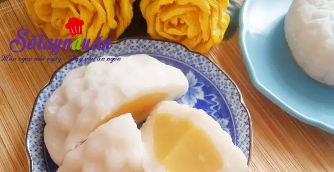C&aacute;ch l&agrave;m b&aacute;nh dẻo nh&acirc;n đậu xanh hương hoa bởi thơm lừng
