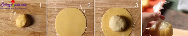 c&aacute;ch l&agrave;m b&aacute;nh melon pan ngon tuyệt 3