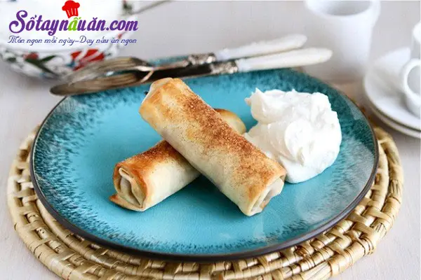 C&aacute;ch l&agrave;m b&aacute;nh t&aacute;o phi&ecirc;n bản chả gi&ograve; cuốn độc đ&aacute;o 9