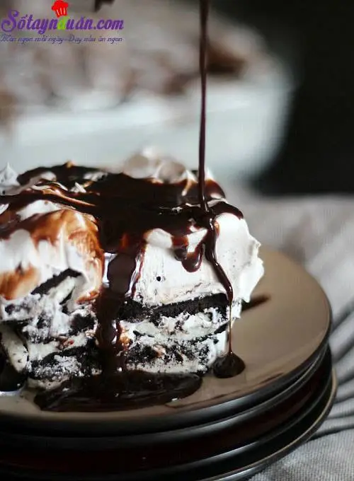 c&aacute;ch l&agrave;m kem oreo 6