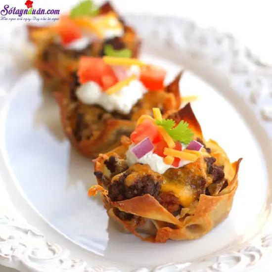 c&aacute;ch l&agrave;m cupcake taco 3