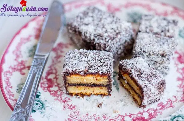 C&aacute;ch l&agrave;m b&aacute;nh lamington 13