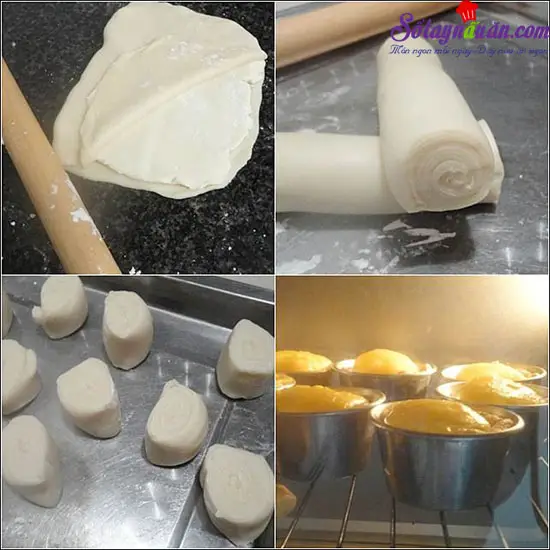 c&aacute;ch l&agrave;m b&aacute;nh tart trứng 1