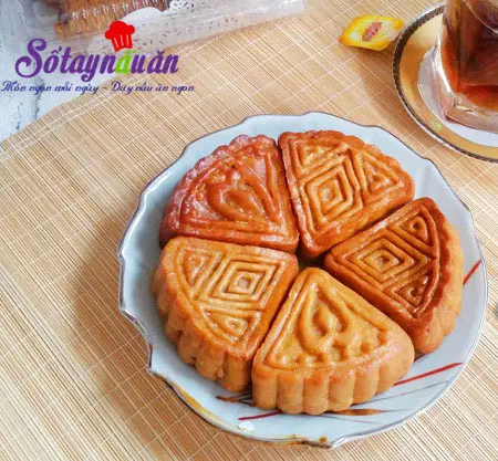 Hướng dẫn l&agrave;m b&aacute;nh nướng nh&acirc;n đậu xanh cực dễ kết quả