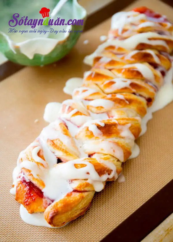 Hướng dẫn l&agrave;m b&aacute;nh pastry Đan Mạch 14