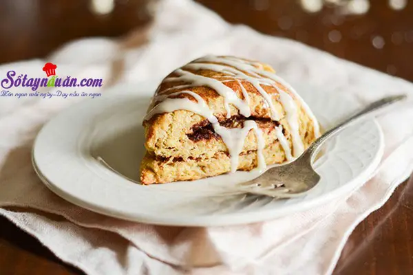 Hướng dẫn l&agrave;m b&aacute;nh scones hương quế gi&ograve;n tan thơm ngon kết quả