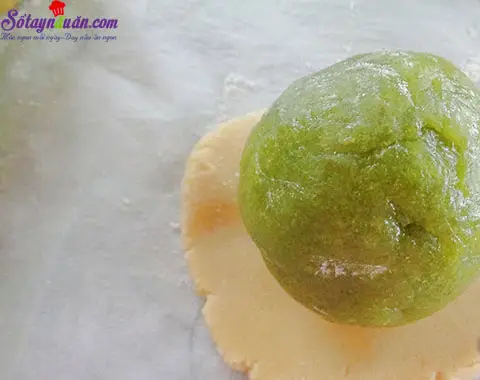 c&aacute;ch l&agrave;m b&aacute;nh nướng nh&acirc;n mứt dứa 9