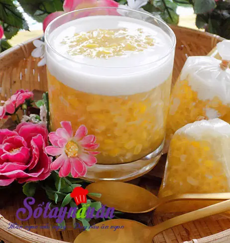 C&aacute;ch l&agrave;m ch&egrave; ng&ocirc; bột b&aacute;ng cực dẻo cực thơm ngon