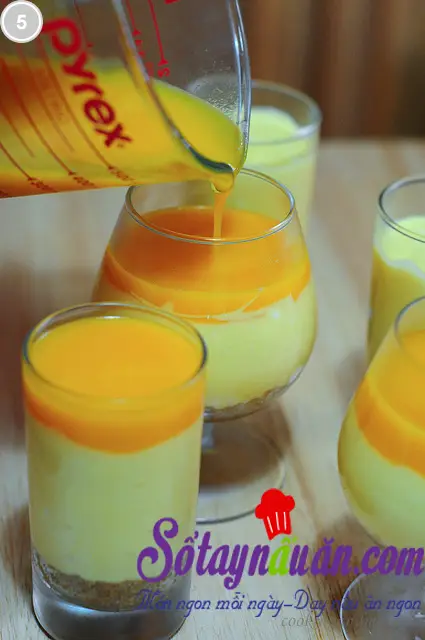 C&aacute;ch l&agrave;m pudding xo&agrave;i giải nhiệt 5
