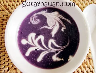 c&aacute;ch nấu ch&egrave; khoai lang t&iacute;m 5