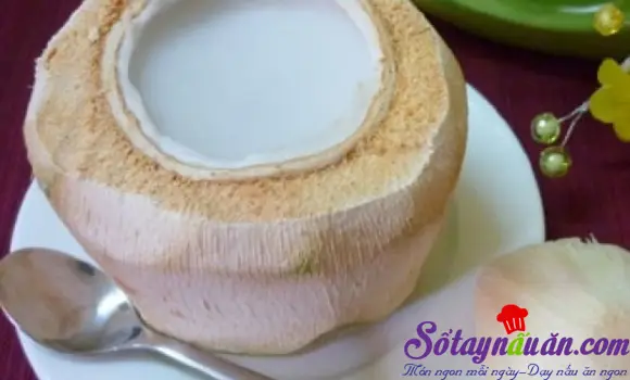 Thạch dừa rau c&acirc;u 1